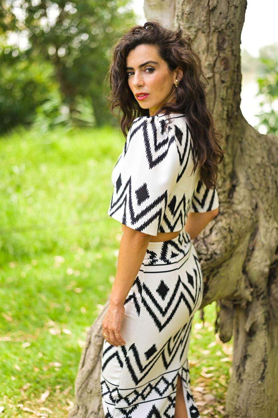 Fotografía editorial conjunto étnico — María Zapata Design Sevilla